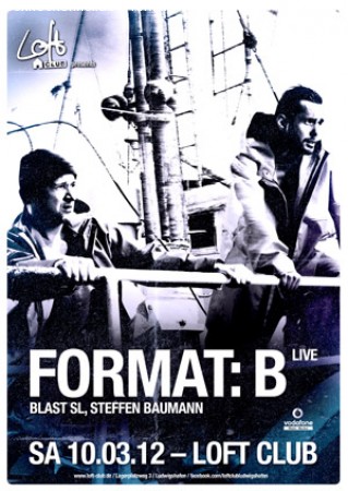 Format: B - LIVE @ Loft Club Werbeplakat