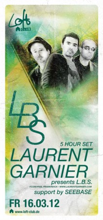 Laurent Garnier presents L.B.S Werbeplakat