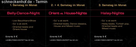 Orient House Party Werbeplakat