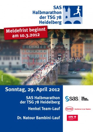 SAS Halbmarathon Werbeplakat