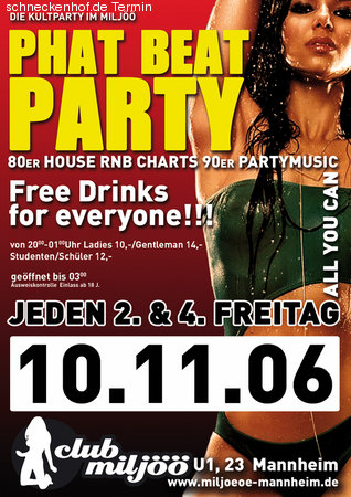 Phatbeat Party Werbeplakat