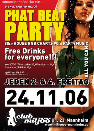 Phatbeat Party Werbeplakat