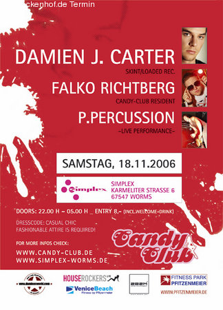 Damien J. Carter @ Simplex Werbeplakat