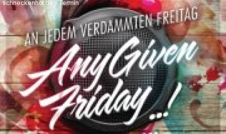Any Given Friday & Stereo621 Werbeplakat