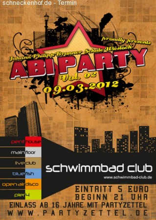 Abi-Party Vol.2 Werbeplakat
