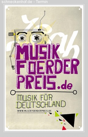 Musikförderpreis Werbeplakat