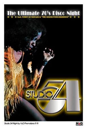 STUDIO 54-PARTY Werbeplakat