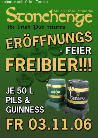 The Irish Pub returns Werbeplakat