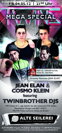 Twins, Jean Elan & Cosmo Klein Werbeplakat