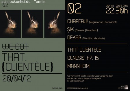 #02: That Clientèle. Werbeplakat