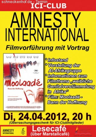 Amnesty International-Abend Werbeplakat