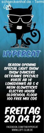 Hypercat Season Opening Werbeplakat