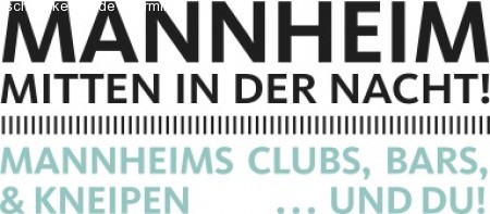 Mannheim mitten in der Nacht Werbeplakat