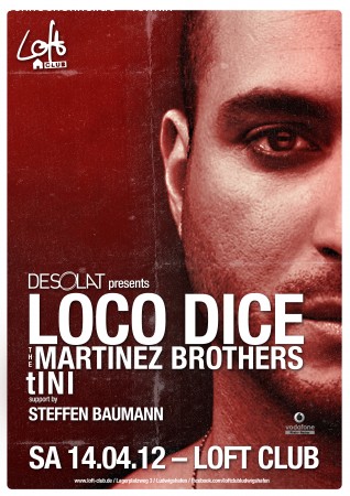 Loco Dice Werbeplakat