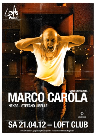 Marco Carola Werbeplakat