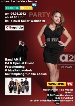 2. Metropolregion.tv Party Werbeplakat