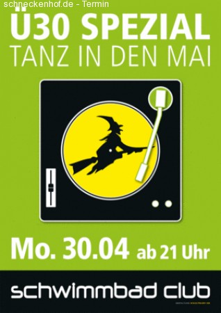 Ü30 Special - Tanz in den Mai Werbeplakat