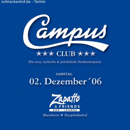 Campus Club XVII -Special Werbeplakat