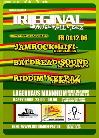 Irieginal Dancehall Vibez Werbeplakat