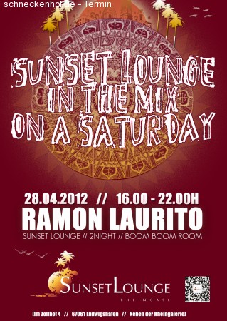 Sunset Lounge In The Mix Werbeplakat