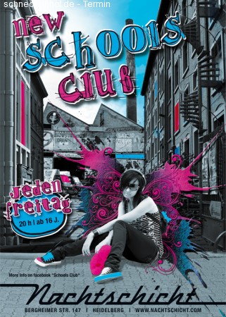 New School´s Club Werbeplakat