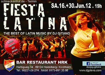 FIESTA LATINA OPEN AIR & GRIll Werbeplakat