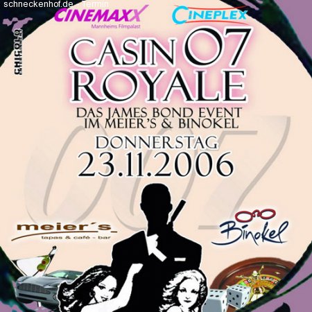 CasinO7 Royale: 007 AfterParty Werbeplakat