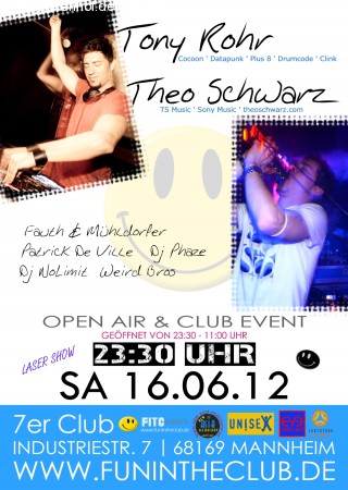 Tony Rohr & Theo Schwarz live Werbeplakat