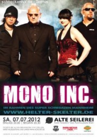Mono Inc @Ssm Werbeplakat