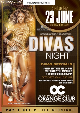 Diva's Night Werbeplakat