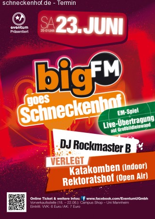 bigFM goes Schneckenhof Werbeplakat