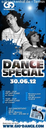 Dancespecial Werbeplakat