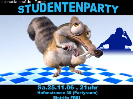 StudentenParty Werbeplakat