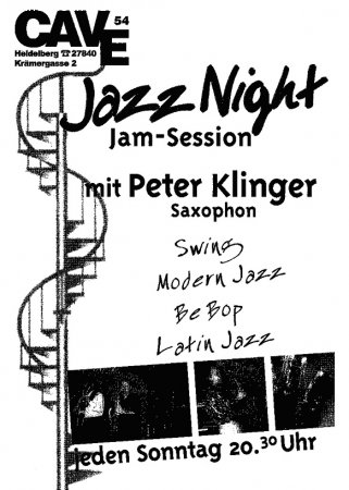 Jazz Night Werbeplakat