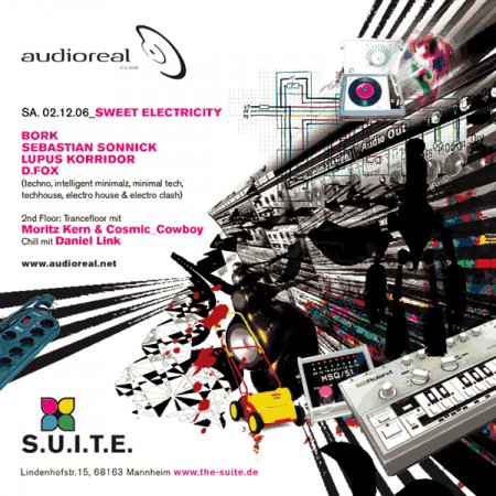 3Years Be_Suite/Sweet Electric Werbeplakat