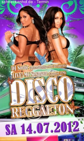 Disco Reggaeton Werbeplakat