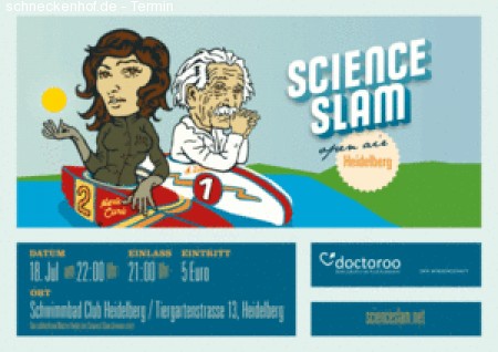 Science Slam Open Air Werbeplakat
