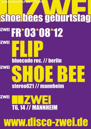 Stereo621 - ShoeBee's Birthday Werbeplakat