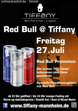 Red Bull @ Tiffany Werbeplakat