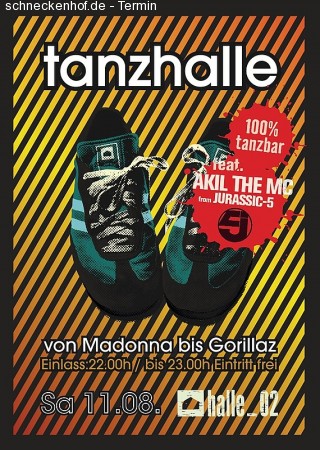 Tanzhalle - feat. Akil the MC Werbeplakat