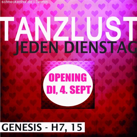 Opening - Tanzlust Werbeplakat