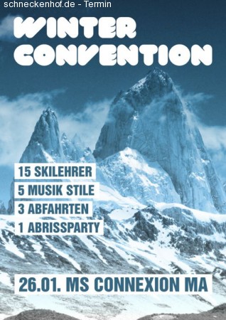 MS Connexion Winter Convention Werbeplakat