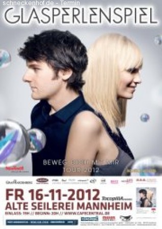 Glasperlenspiel - Tour 2012 Werbeplakat