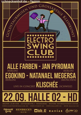 Electro-Swing Club Heidelberg Werbeplakat