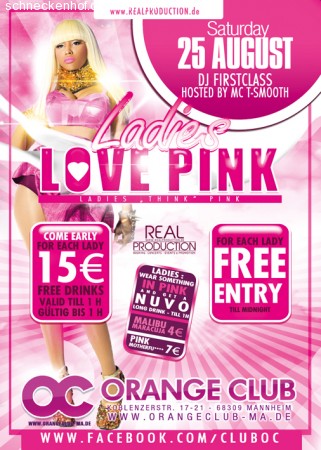 Ladies Love Pink Werbeplakat