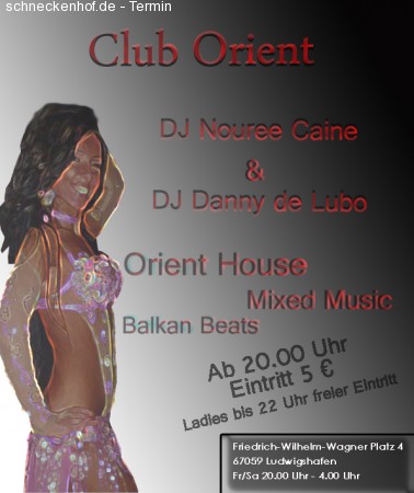 Bayram Party -  Club Orient Werbeplakat