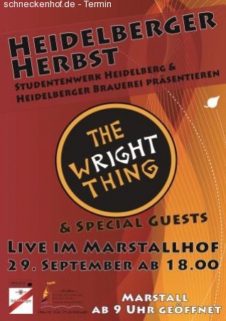 HD Herbst The Wright Thing Werbeplakat