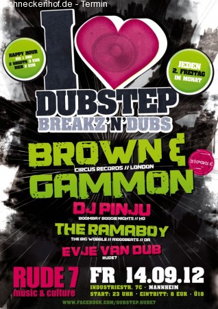 Brown & Gammon @ Breakz n Dubs Werbeplakat