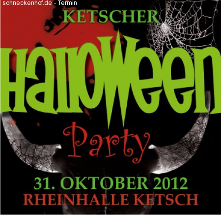 Ketscher Halloween Party 2012 Werbeplakat