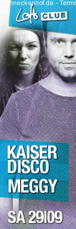 Kaiserdisco & Meggy Werbeplakat